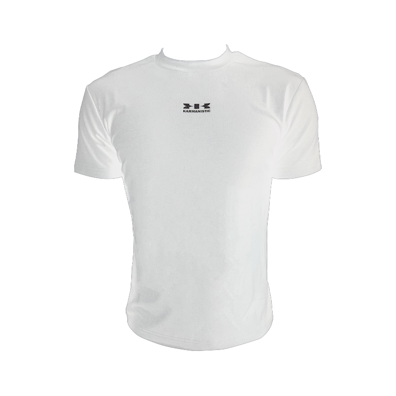 KARMANISTIC Small Logo Slim Stretch Tee | Face 3 Face