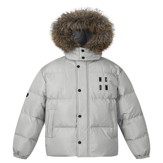 MEDM Detachable Fur Hooded Down Jacket | Face 3 Face