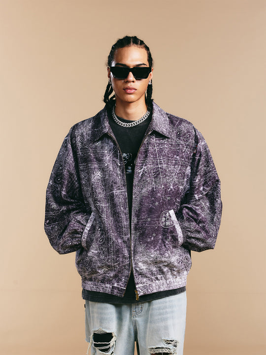 1807 × LABT Original Paisley Full Print Track Jacket | Face 3 Face