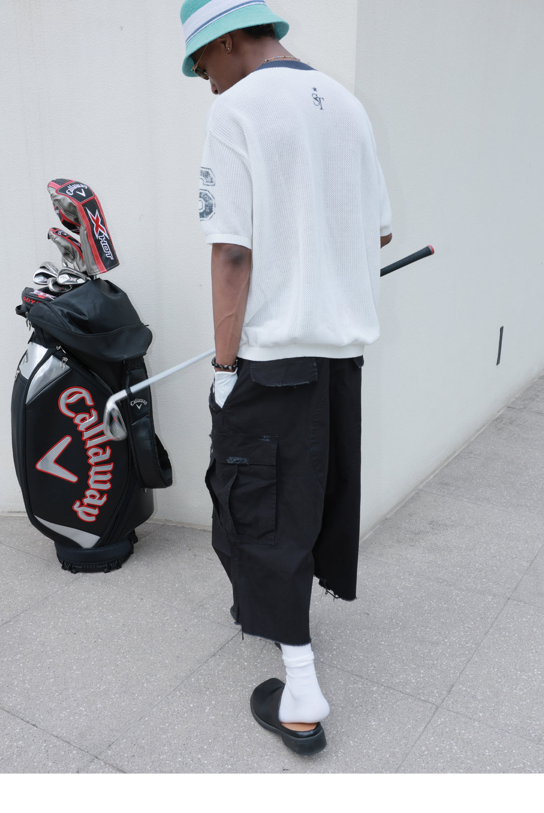 STEEPC Washed Distressed Baggy Multi Pocket Work Shorts | Face 3 Face