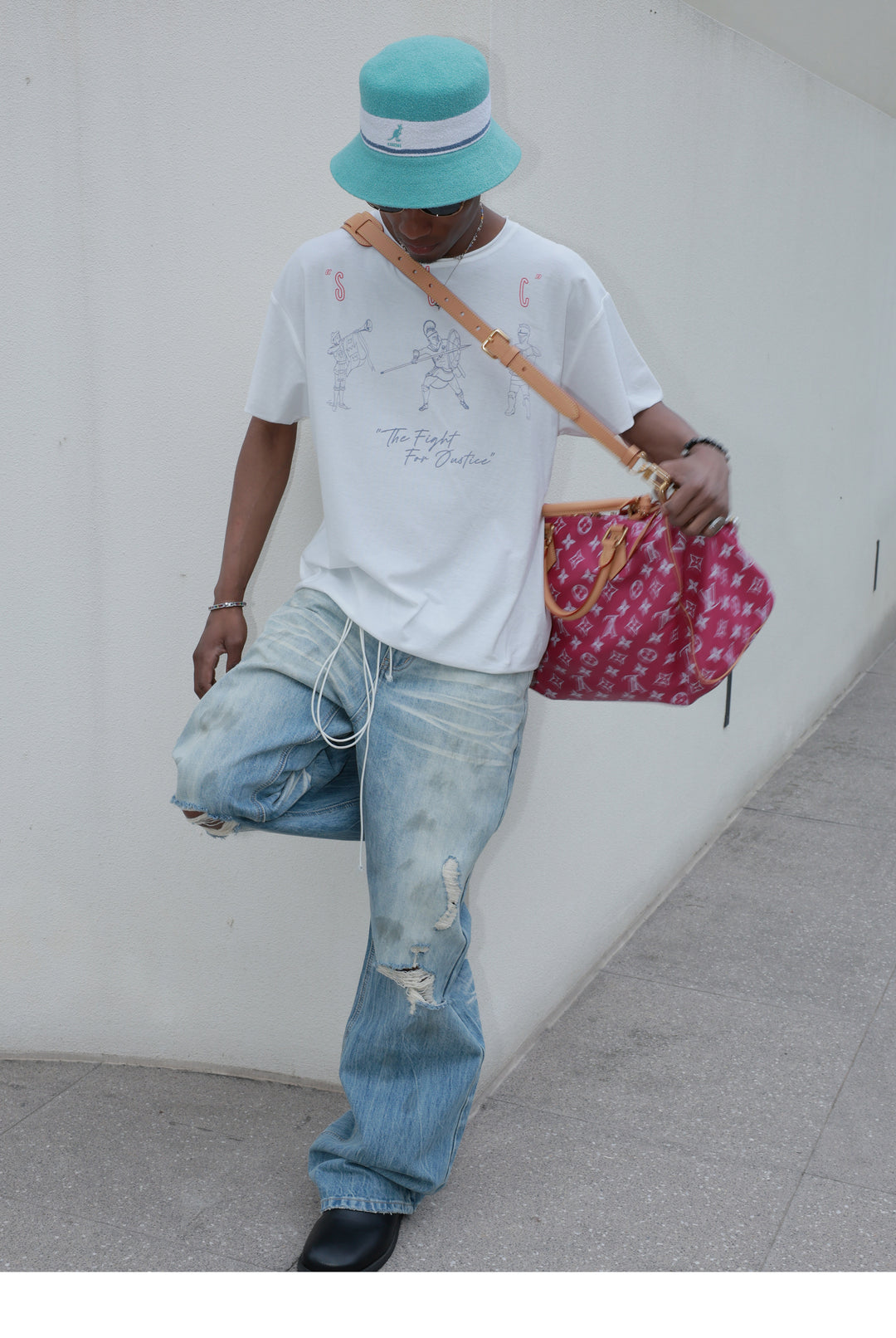 STEEPC Hand Painted Print Tee | Face 3 Face