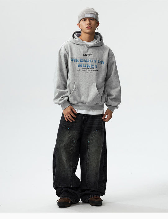 MEDM Flame Rhinestone Embellished Hoodie | Face 3 Face