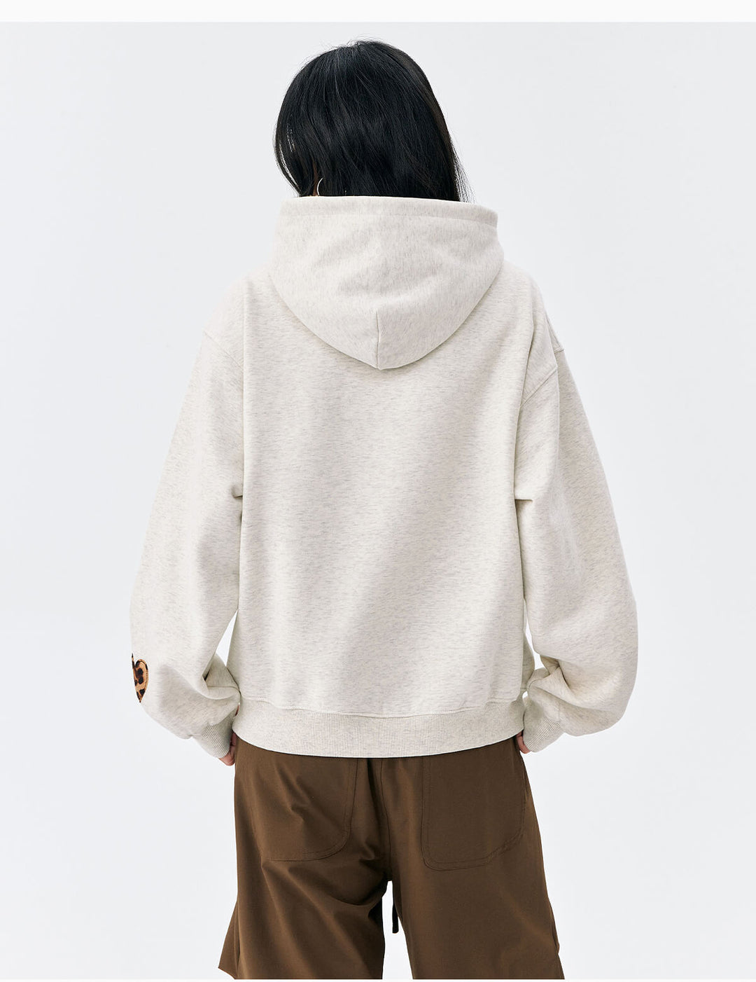 MEDM Leopard Faux Fur Layered Hoodie | Face 3 Face