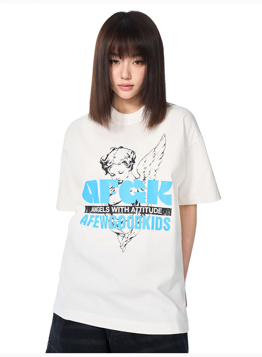 AFGK Angel Craft Print Tee | Face 3 Face