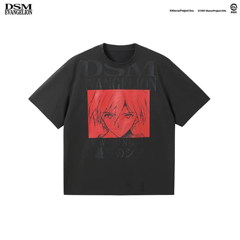 DSM x EVA Character Graphic Print Quick Dry Short Sleeve Tee