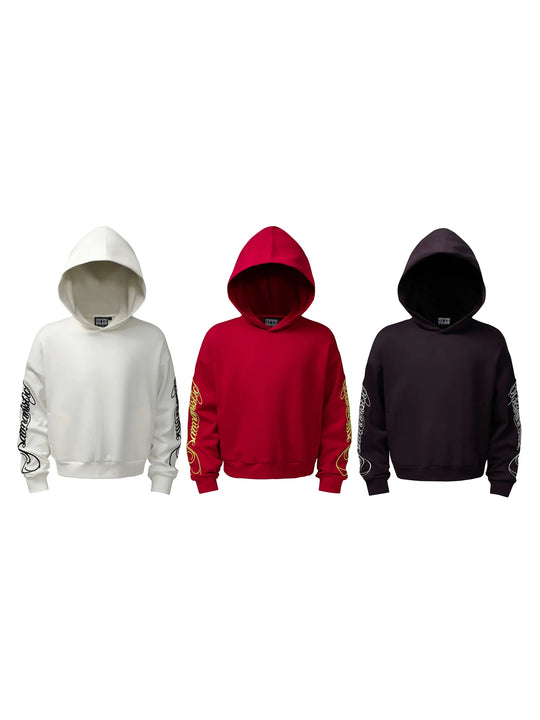 KARMANISTIC Original Embroidered Hoodie | Face 3 Face