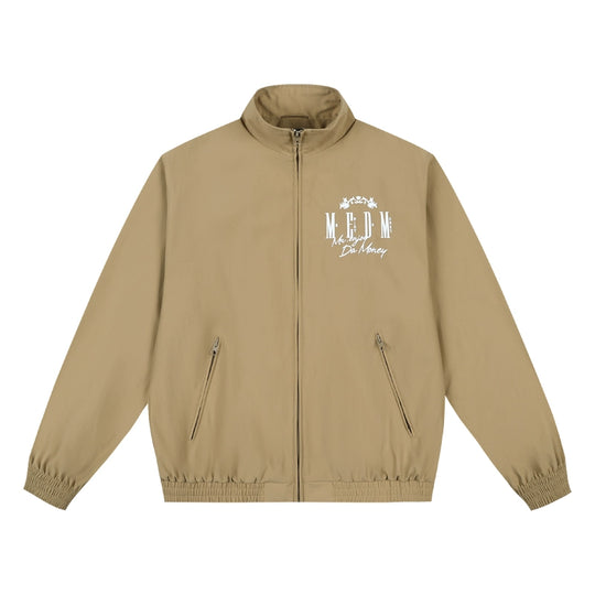 MEDM Basic Logo Embroidered Track Jacket | Face 3 Face