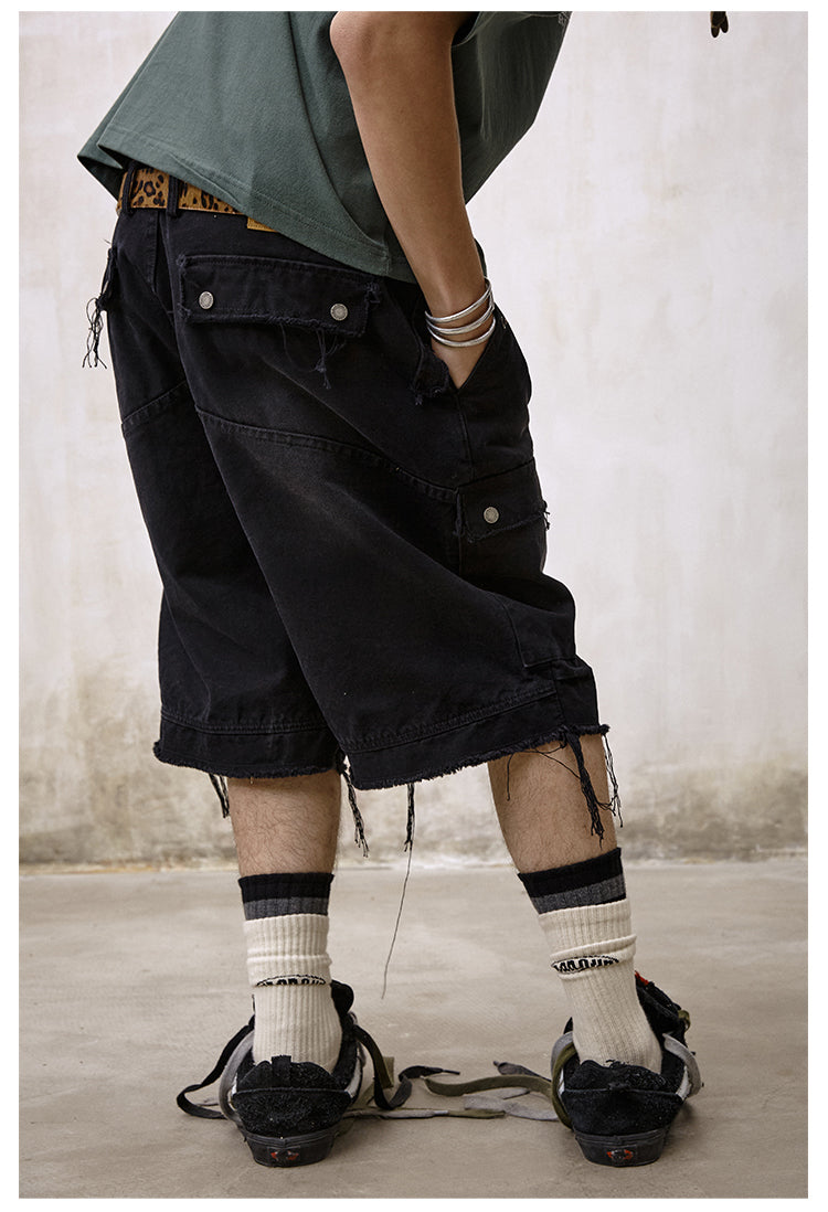 Remedy Washed Work Pocket Shorts | Face 3 Face