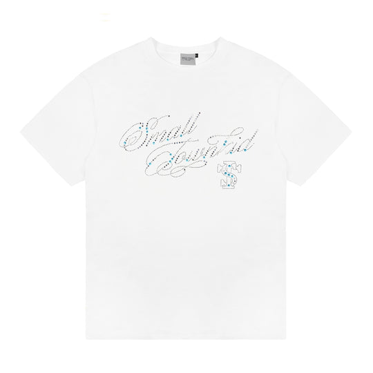 Small Town Kid Rhinestone Jewelry Lettering Tee | Face 3 Face