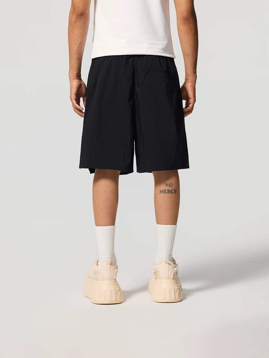 1807 Basic One Point Logo Nylon Shorts | Face 3 Face