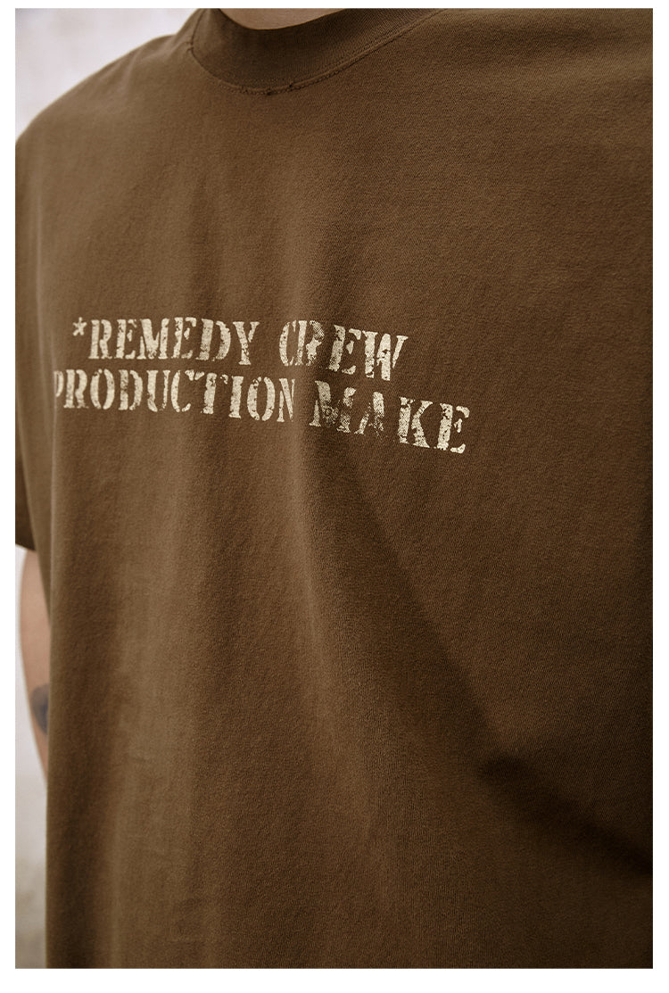 Remedy Faded Print Destruction Tee | Face 3 Face