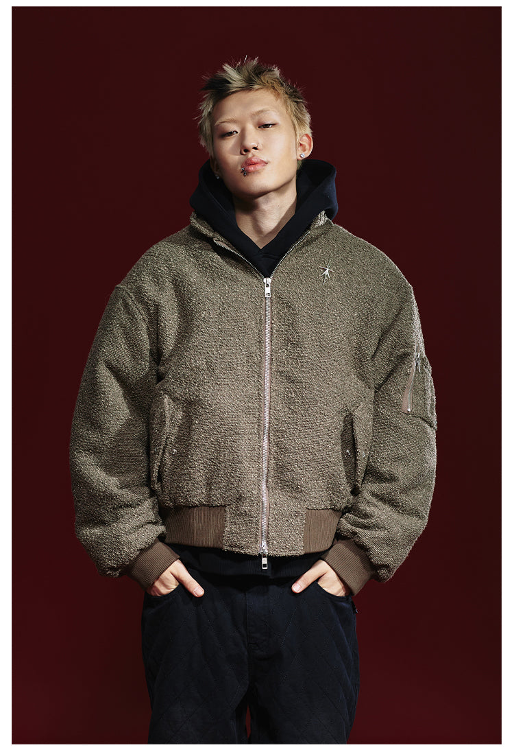 Remedy Textured MA-1 Bomber Jacket | Face 3 Face