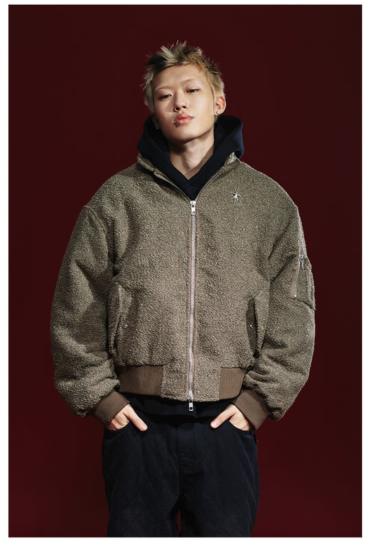 Remedy Textured MA-1 Bomber Jacket | Face 3 Face