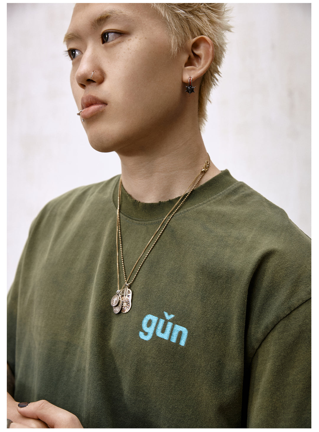 Remedy Dot Print Washed Tee | Face 3 Face