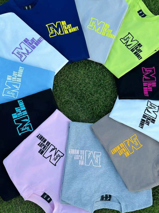 MEDM M Logo Embroidered Long Sleeve Tee | Face 3 Face