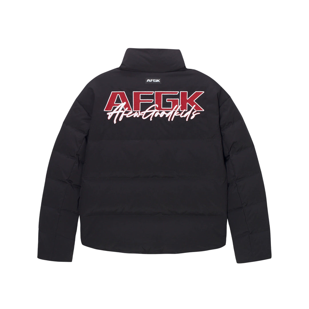 AFGK 3D Embroidered Logo Down Jacket | Face 3 Face