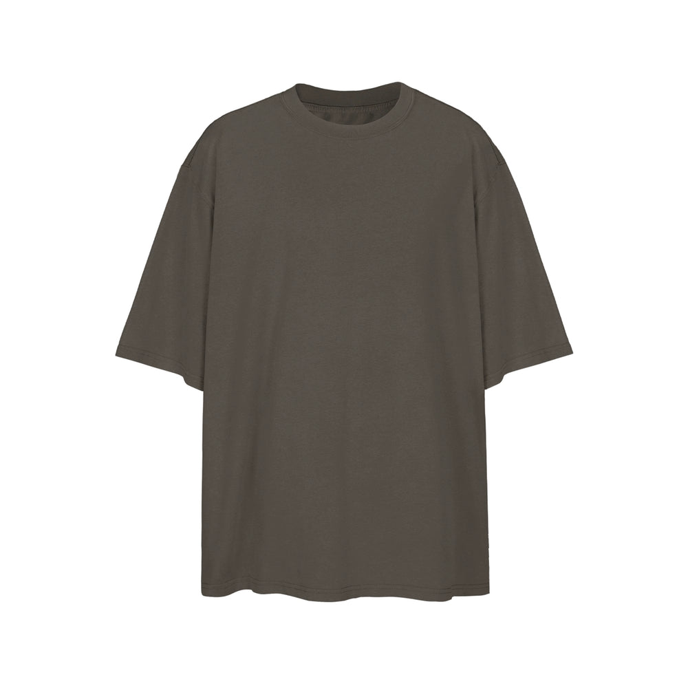 UNDERWATER Brown Sand-Washed Basic Faded Tee | Face 3 Face