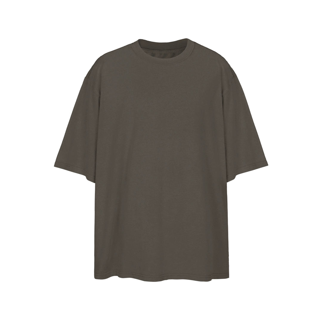 UNDERWATER Brown Sand-Washed Basic Faded Tee | Face 3 Face