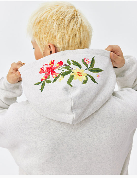 MEDM Colorful Floral Embroidered Hoodie | Face 3 Face