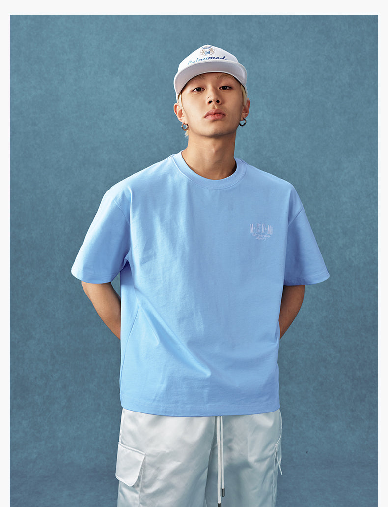 MEDM Basic Embroidered Logo Tee | Face 3 Face