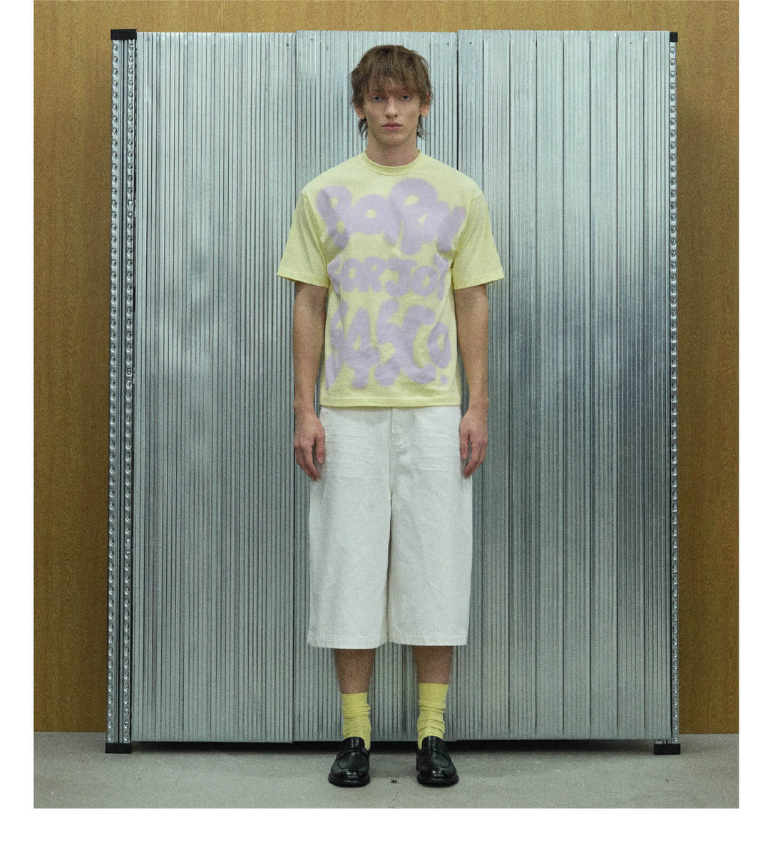 S45 Graffiti Letter Print Short Sleeve Tee | Face 3 Face