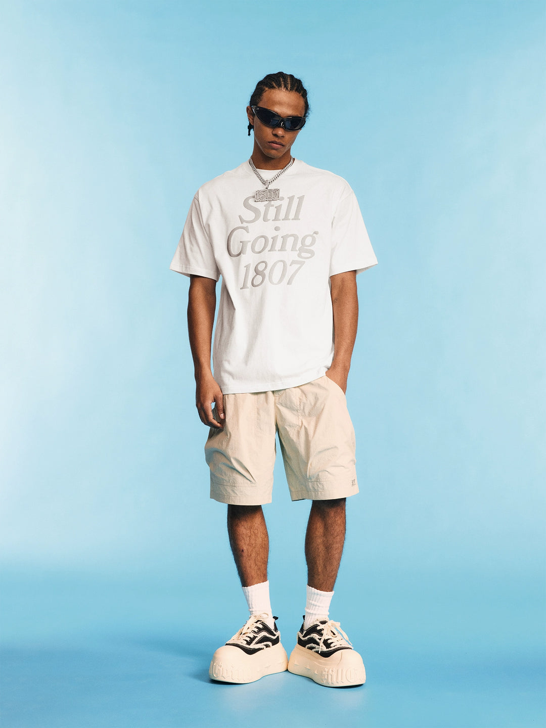 1807 Still Going Foam Print Tee | Face 3 Face