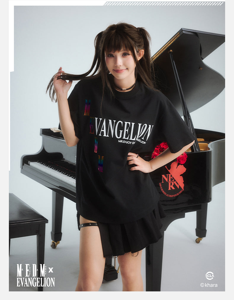 MEDM x EVA Basic Letter Logo Tee | Face 3 Face