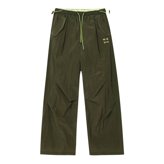 MEDM Contrast Stitch Lightweight Utility Track Pants | Face 3 Face