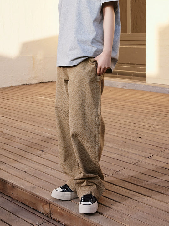 Remedy Leopard Work Painter Pants | Face 3 Face