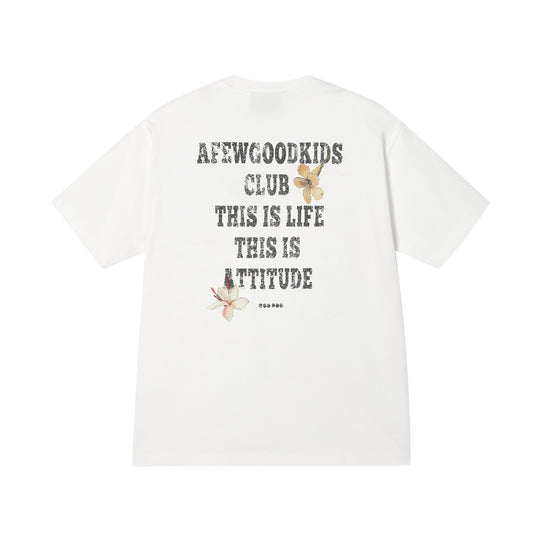 AFGK Ring Floral Logo Broken Print Tee | Face 3 Face