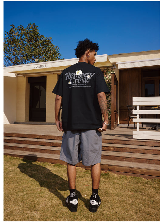 Remedy 3D Flower Logo Print Cool Touch Tee | Face 3 Face