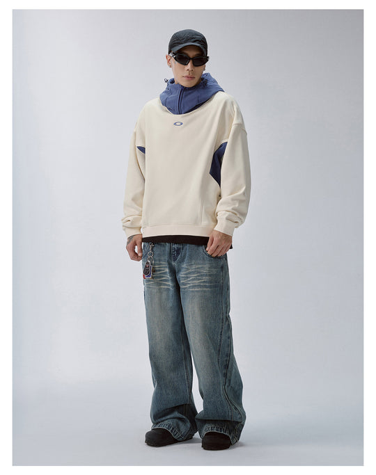 F2CE Color Block Hood with Zip Hoodie | Face 3 Face