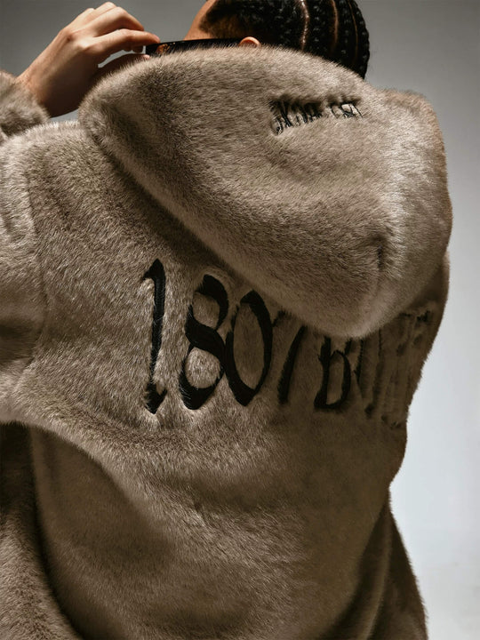 1807 Eco Faux Mink Fur Hooded Jacket | Face 3 Face