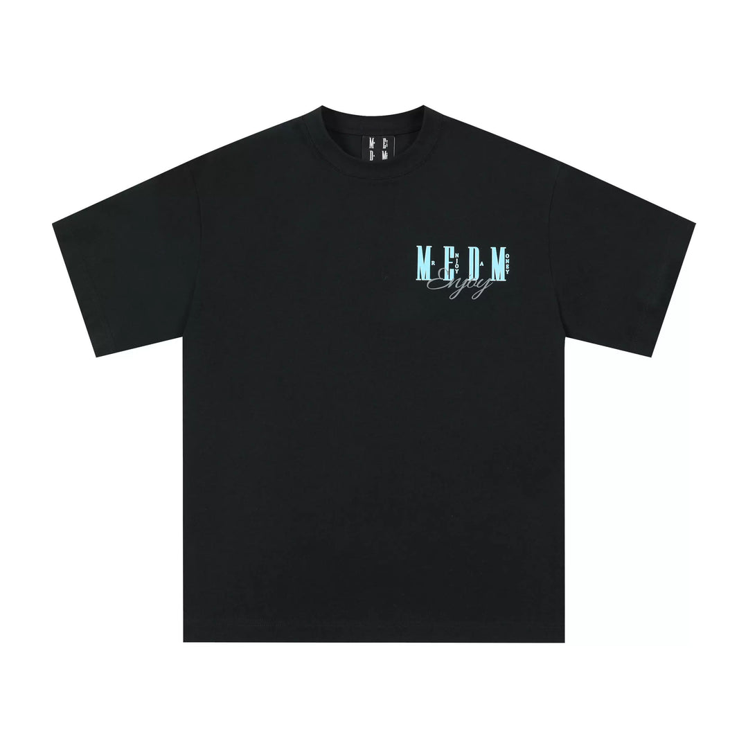 MEDM Contrast Color Logo Print Tee | Face 3 Face