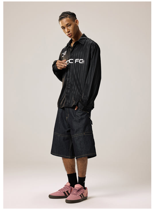 Remedy Silk Striped Long Sleeve Shirt | Face 3 Face