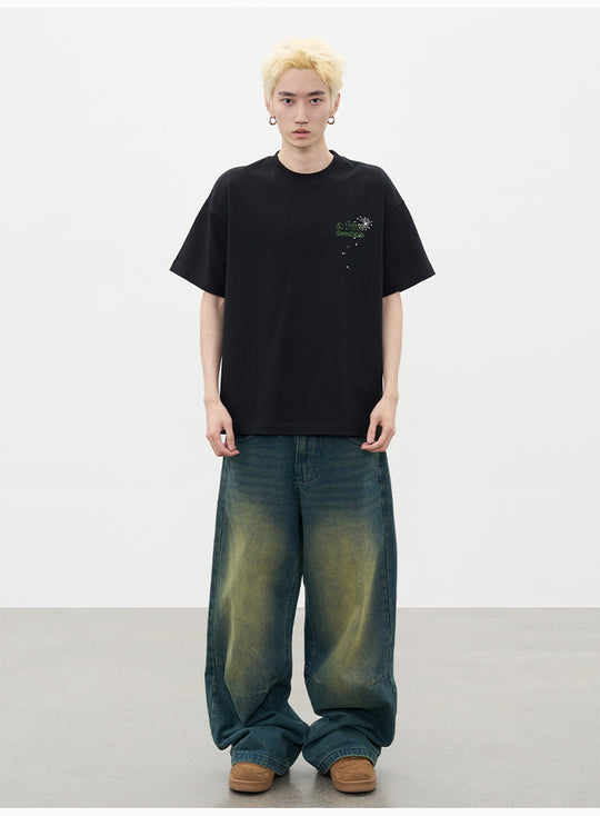 AFGK Dandelion Embroidered Tee | Face 3 Face