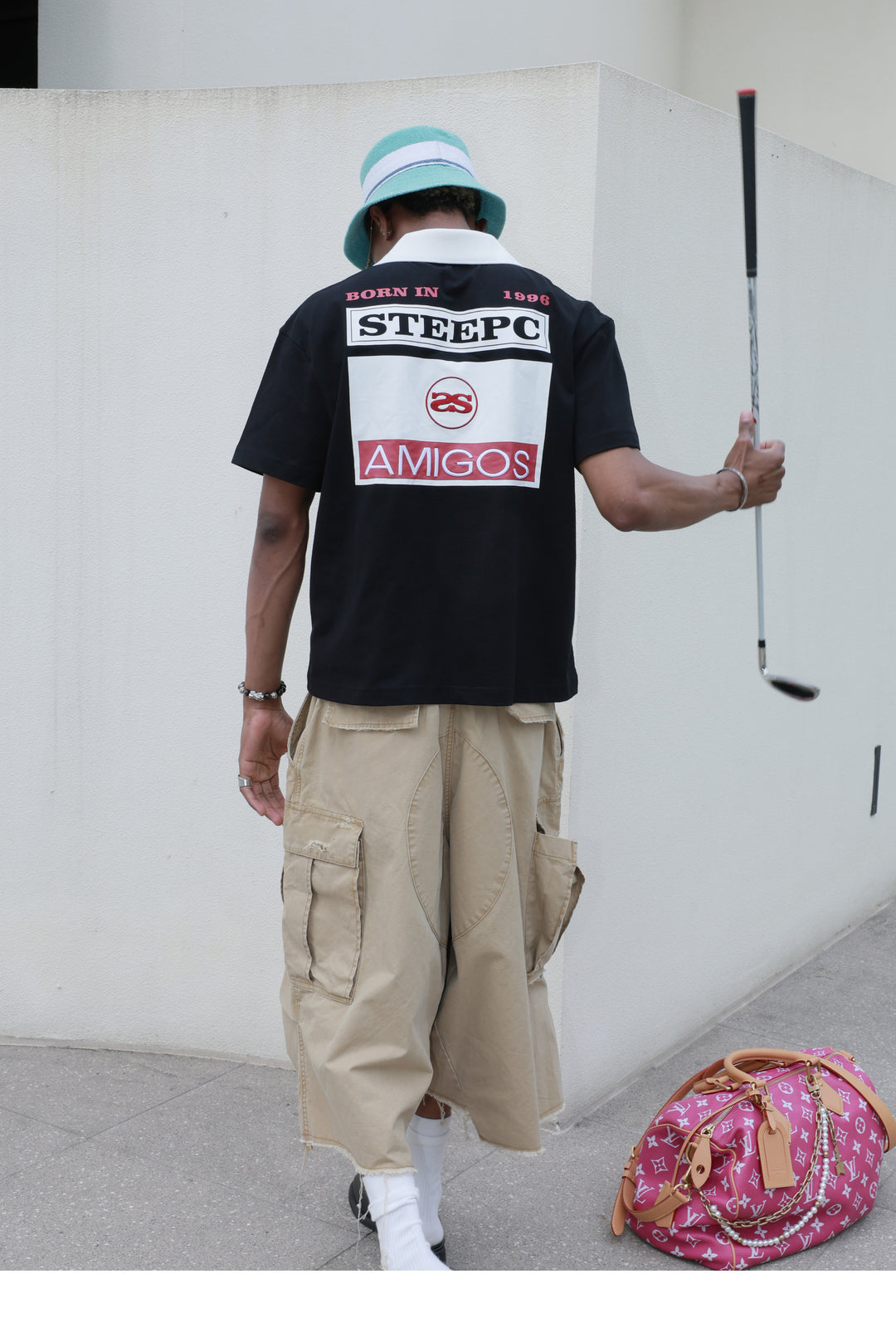 STEEPC Amigos Patch Embroidered Polo Shirt | Face 3 Face