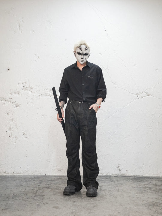 UNDERWATER Backbone Print Long Sleeve Shirt | Face 3 Face