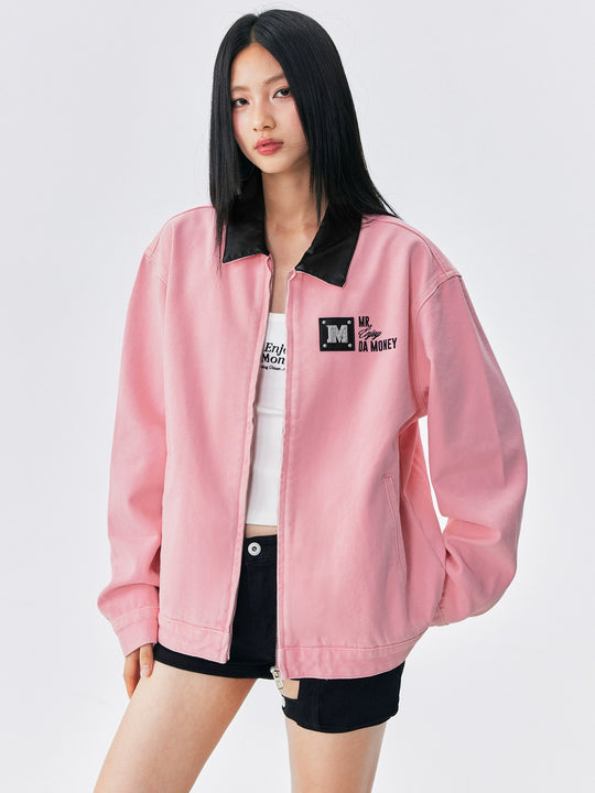 MEDM Turquoise Metal Patch Detroit Jacket | Face 3 Face