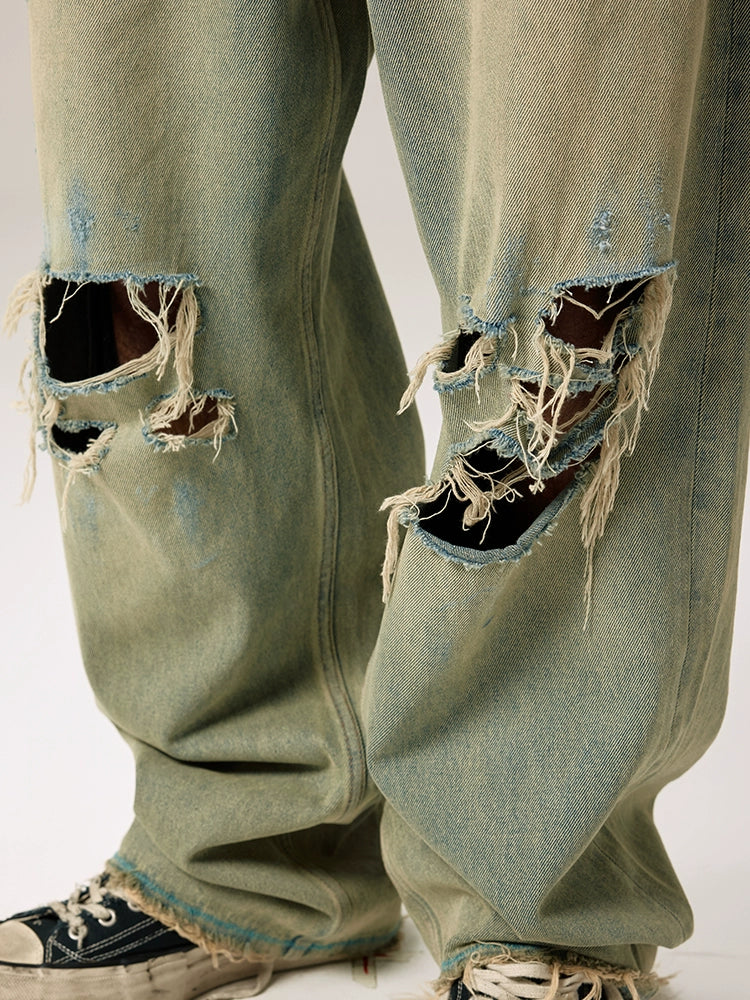 Remedy Washed Ripped Loose Jeans | Face 3 Face