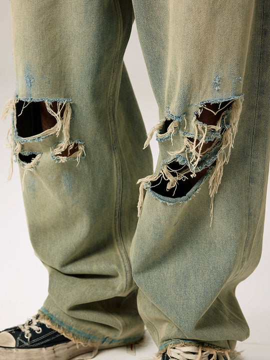 Remedy Washed Ripped Loose Jeans | Face 3 Face