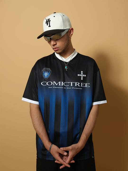 ComicTree C.t Gradient V-Neck Soccer Jersey | Face 3 Face