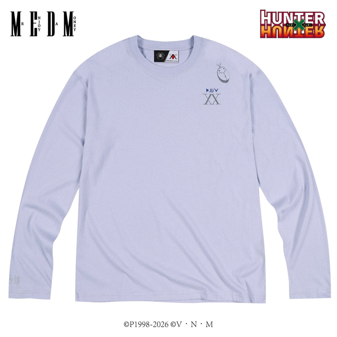 MEDM × HUNTER×HUNTER Character Monologue Print Long Sleeve Tee | Face 3 Face