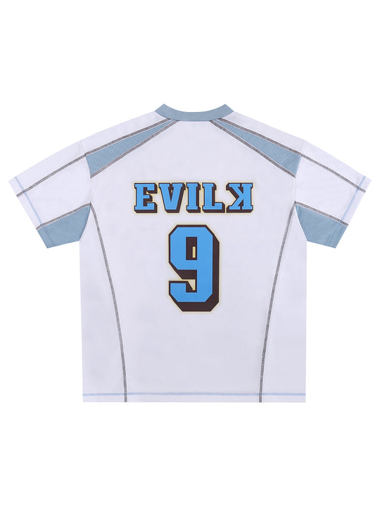 EVILKNIGHT(EK) Leopard Print V-neck Soccer Jersey | Face 3 Face