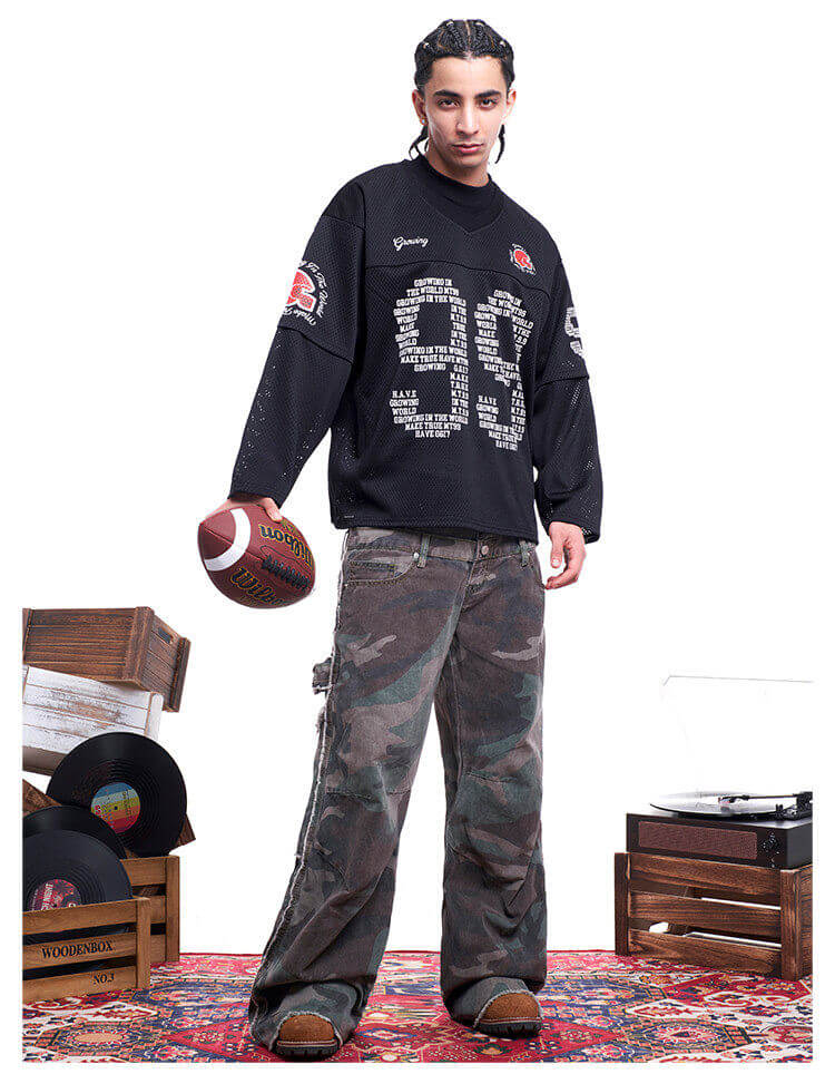 F3F Select 99 V Neck Mesh Long Sleeve Jersey | Face 3 Face