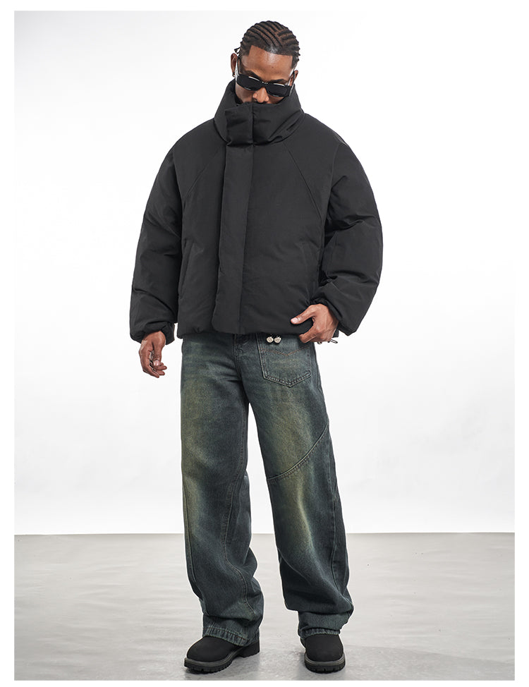 F3F Select Stand Up Collar Puffer Jacket | Face 3 Face