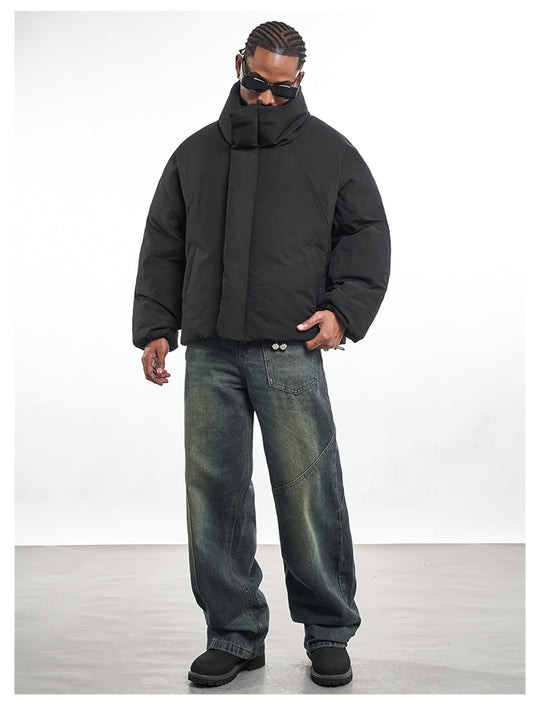 F3F Select Stand Up Collar Puffer Jacket | Face 3 Face