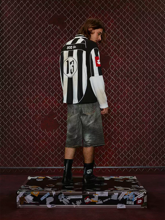 SOD Co. Layered Distressed Vintage Soccer Jersey | Face 3 Face