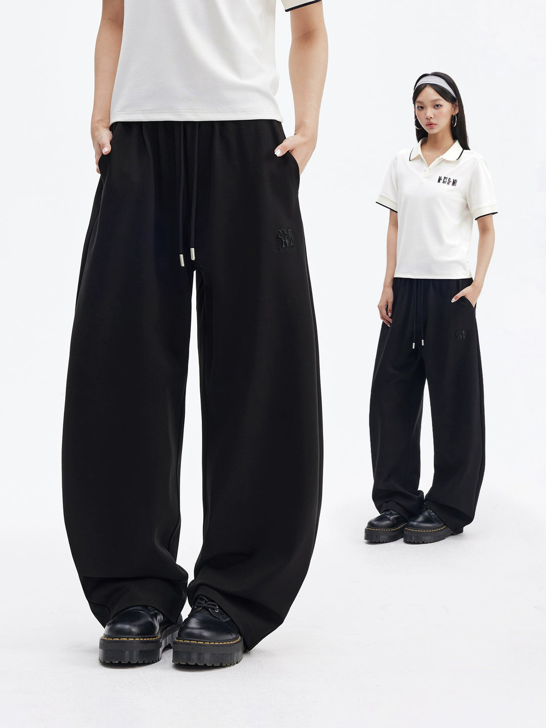 MEDM Wide Leg Sports Sweatpants | Face 3 Face