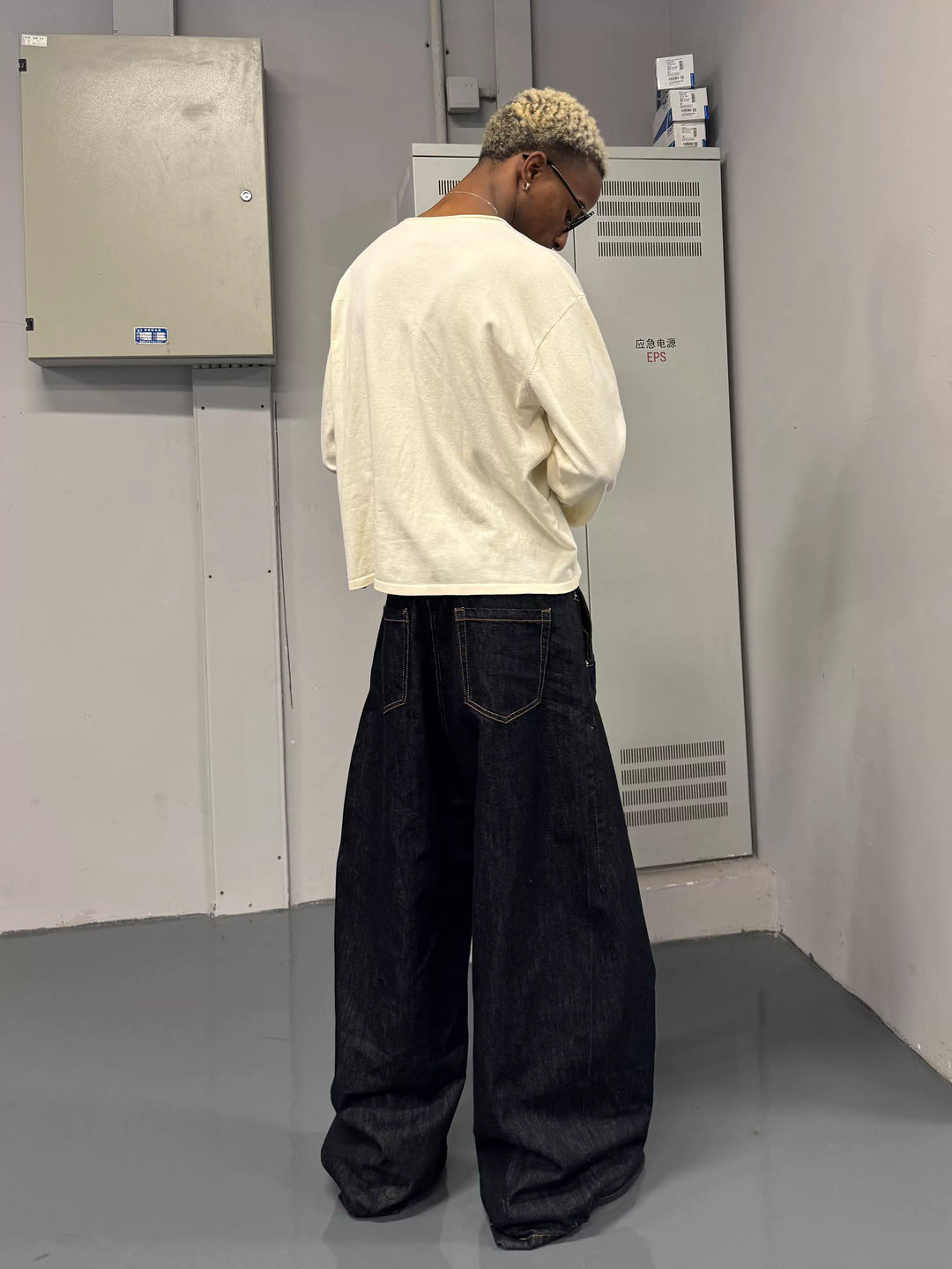 STEEPC Magnetic Button Scimitar Jeans | Face 3 Face